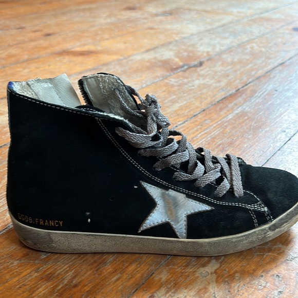 GOLDEN GOOSE GGDB Francy Sneakers NAVY Size 37 US 7 - Picture 6 of 6
